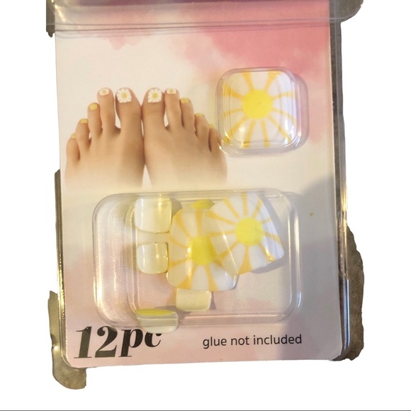 3 for $10 Summer beach ready vacay mode press on glue on toenail extensions-Free - Picture 4 of 13